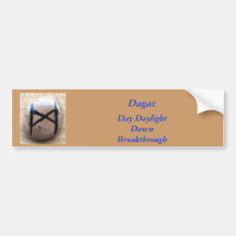 Runes Bumper Sticker