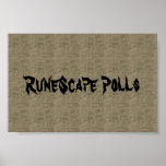 RuneScape Polls on logo poster