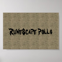 RuneScape Polls on logo poster