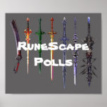 RuneScape Polls sword poster