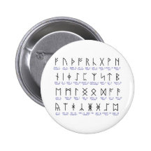 Runic Alphabet Pinback Buttons