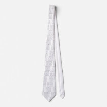 Runic Alphabet Neck Tie