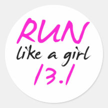 runlikeagirl13 round stickers
