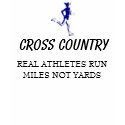 Runner1, CROSS COUNTRY, REAL ATHLETES RUN MILES... t-shirts