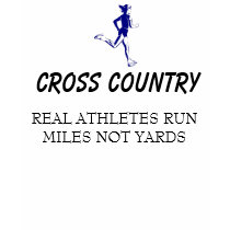 Runner1, CROSS COUNTRY, REAL ATHLETES RUN MILES... t-shirts