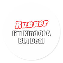 Runner...Big Deal Stickers