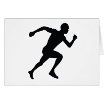 Runner Greeting Cards