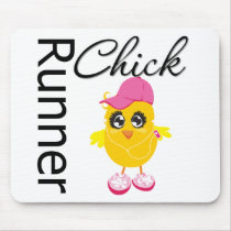 Runner Chick mousepads by chicktshirts Runner Chick mousepads