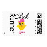 Runner Chick Stamp