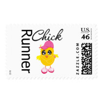 Runner Chick Stamp