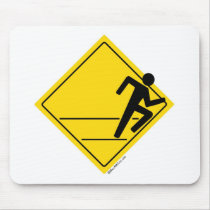 Runner Crossing mousepads by Mall4MyLife Runner Crossing mousepads