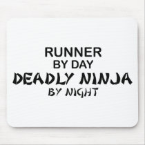 Runner Deadly Ninja by Night Mouse Mat