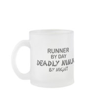 Runner Deadly Ninja by Night Coffee Mug