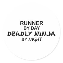 Runner Deadly Ninja by Night Sticker