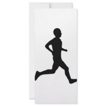 runner icon rack card template