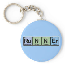 Runner made of Elements Keychain
