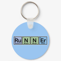 Runner made of Elements keychains