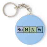 Runner made of Elements Keychain
