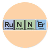 Runner made of Elements Sticker