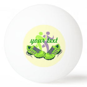 Runner Personalized Ping-Pong Ball