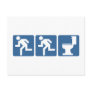 Runner-Runner Flush Postcards