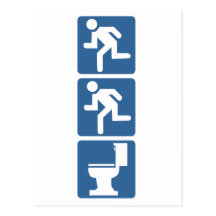 Runner-Runner Flush Postcard