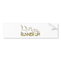 Runner Up Bumper Stickers