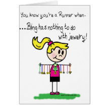 Runner's Bling Card