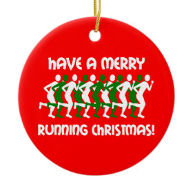 runners Christmas Christmas Ornaments