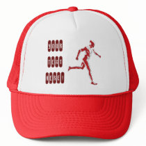 Runner's hat red