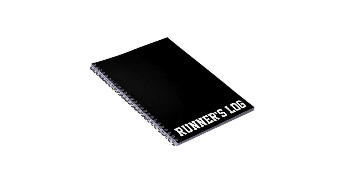 Runner's Log Running Notebook Spiral Journal Zazzle