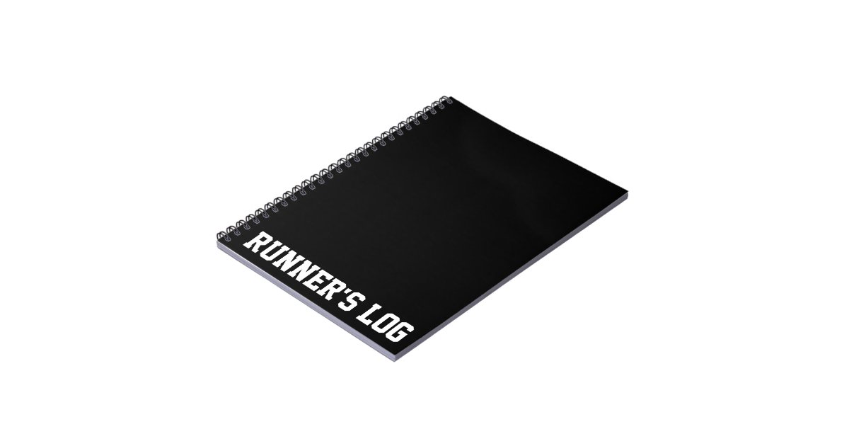 Runner's Log Running Notebook Spiral Journal Zazzle