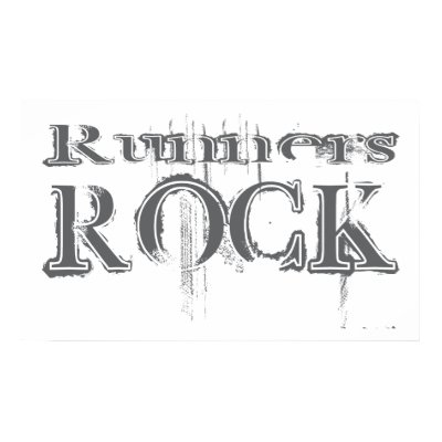 Runners Rock Poster by busybrain
