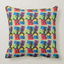 Runners Theme  Design Art Mojo Pillow