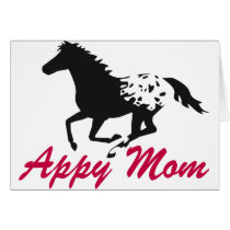 Running Appaloosa Appy Mom Cards