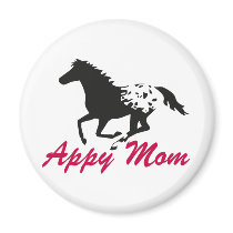 Running Appaloosa Appy Mom Magnet