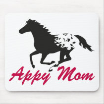 Running Appaloosa Appy Mom Mousepad