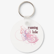 Running Babe keychains by busybees Running Babe keychains