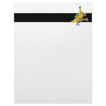 running banana letterhead template