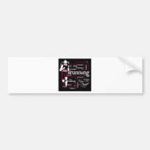 Running Bumper Sticker