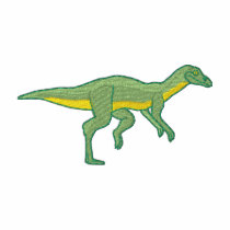 Running Dinosaur embroidered shirts