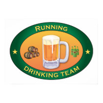 Running Drinking Team posters