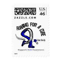 Running For A Cure ALS Postage Stamp