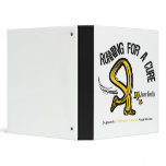 Running For A Cure Childhood Cancer 3 Ring Binder