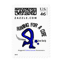 Running For A Cure Colon Cancer Postage
