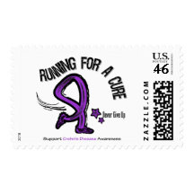 Running For A Cure Crohn's Disease Stamps
