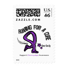 Running For A Cure Fibromyalgia Stamp