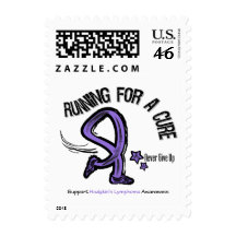 Running For A Cure Hodgkins Lymphoma Stamps