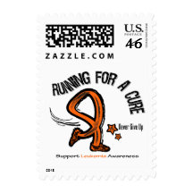 Running For A Cure Leukemia Stamps