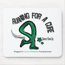 Running For A Cure Liver Disease Mouse Pads